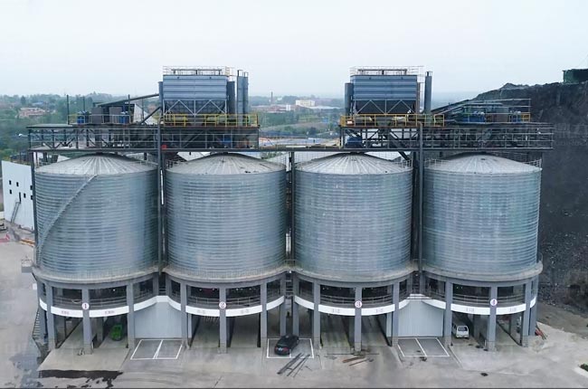 成品儲(chǔ)料倉下自動(dòng)裝車