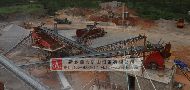 廣西南寧時產(chǎn)600噸砂石骨料生產(chǎn)線