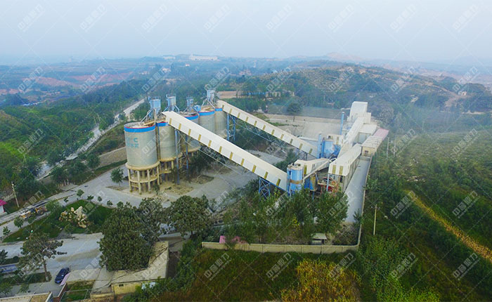 河北中聯(lián)水泥時產1000噸水泥骨料生產線