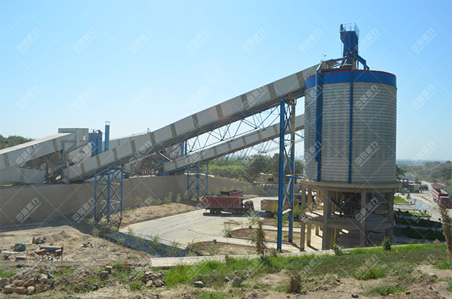 河北中聯(lián)水泥時產1000噸水泥骨料生產線現(xiàn)場案例展示2