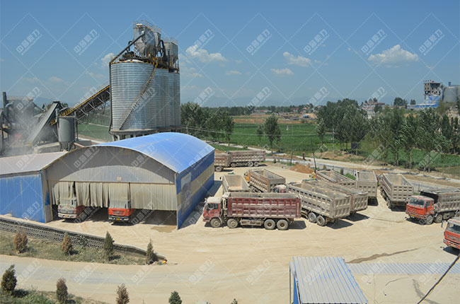 河北邢臺(tái)時(shí)產(chǎn)800噸骨料生產(chǎn)線案例展示2