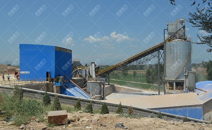 河北邢臺(tái)時(shí)產(chǎn)800噸骨料生產(chǎn)線