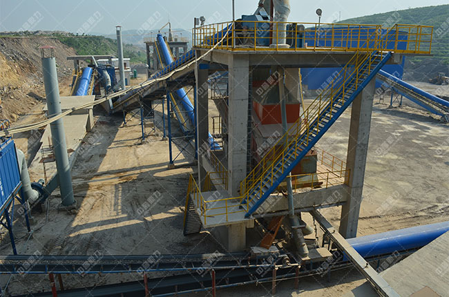 江西宜春時(shí)產(chǎn)1000噸石料生產(chǎn)線現(xiàn)場案例展示3