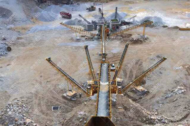 河北邯鄲時產(chǎn)300噸破碎生產(chǎn)線現(xiàn)場案例展示5