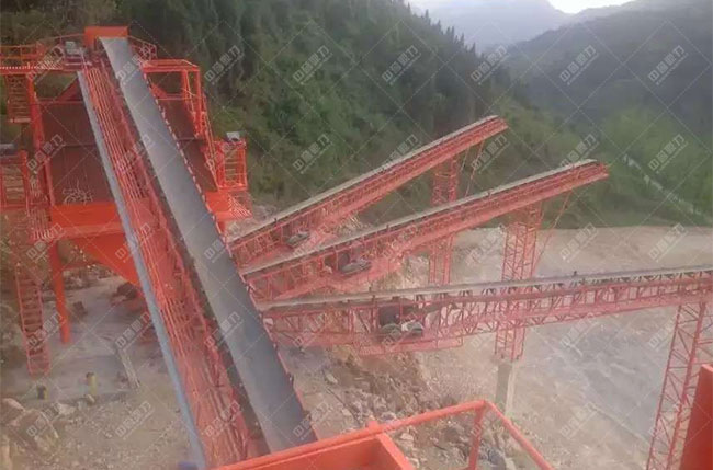 江西宜春時產(chǎn)500噸石料生產(chǎn)線案例展示