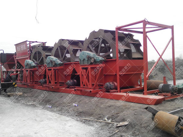 洗砂機(jī)類型之輪斗式洗砂機(jī)