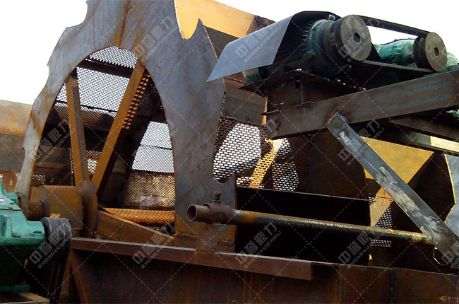 洗砂機(jī)類型之輪斗式洗砂機(jī)