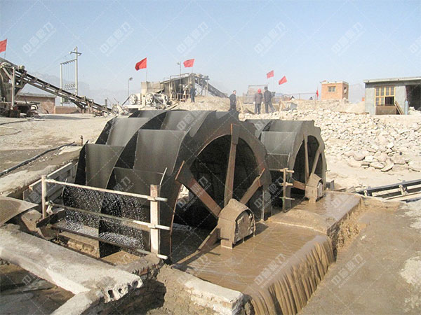 一小時100噸左右的洗砂機