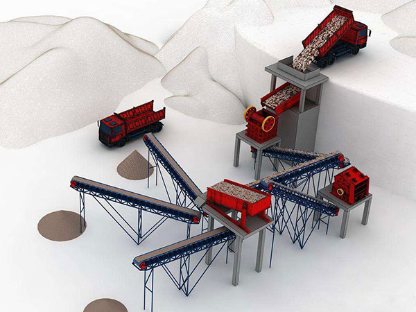 時(shí)產(chǎn)500噸以上石子生產(chǎn)線