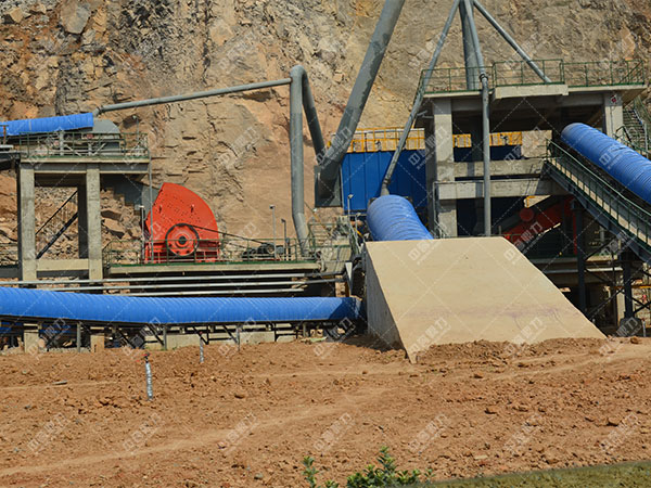 時(shí)產(chǎn)500噸以上石子生產(chǎn)線