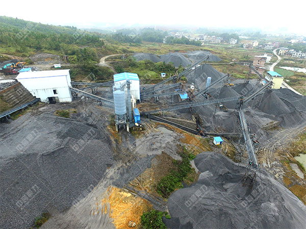 云南時產(chǎn)500噸石灰石砂石生產(chǎn)線