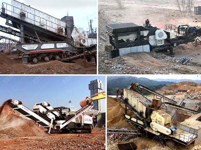 時產(chǎn)250噸移動式碎石機
