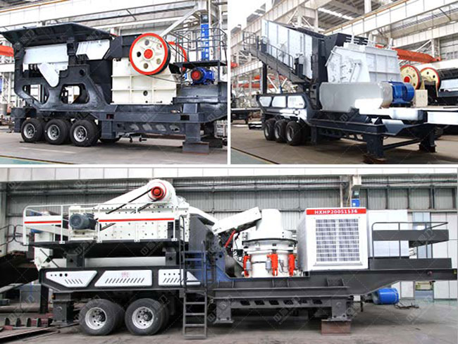 時產(chǎn)250噸移動式碎石機