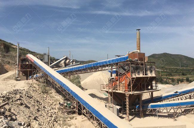 山西長治恒泰建材時產(chǎn)800噸石料生產(chǎn)線