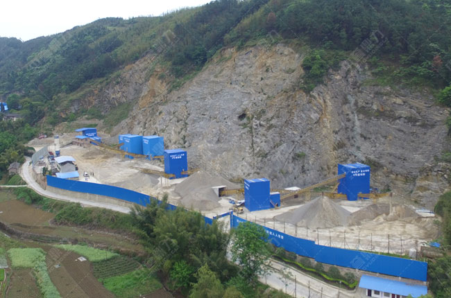 四川宜賓和順建材時(shí)產(chǎn)600噸砂石骨料生