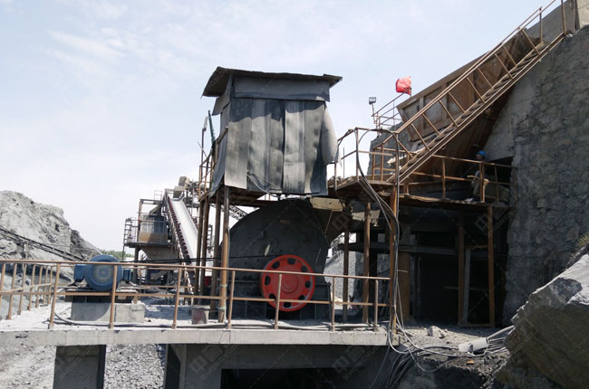 江西九江時(shí)產(chǎn)800噸石子生產(chǎn)線