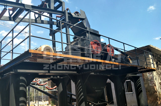 湖南常德時(shí)產(chǎn)60噸制砂生產(chǎn)線